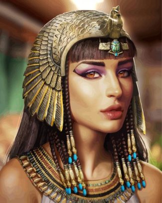 Beautiful Cleopatra diamond painting