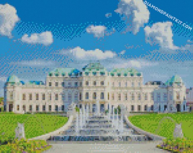 belvedere Garden vienna diamond paintings