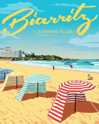 Biarritz France Poster diamond painting