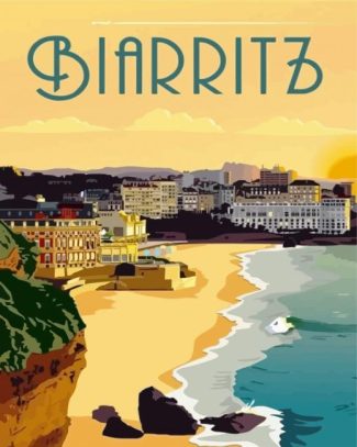 Biarritz Posters diamond painting