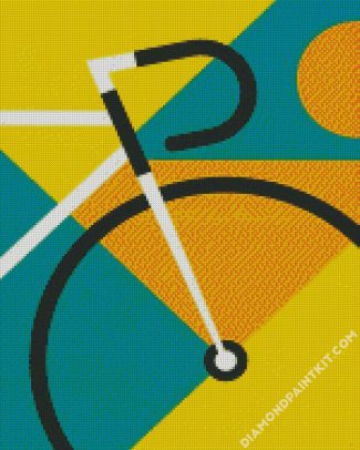 Bike Illustration diamond painting