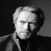 black and white Clint Eastwood diamond painting