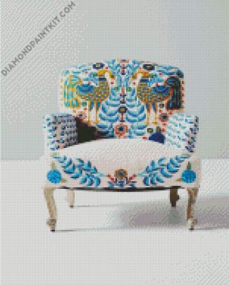 Blue Couch diamond painting