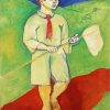 boy with a butterfly net diamond painting