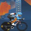 chicago cycling diamond painting