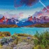 Chile Torres Paine National Park diamond painting