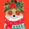 christmas fox diamond painting