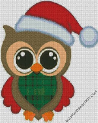 Christmas Owl diamond painting