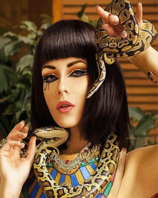 Cleopatra And The Snake diamond painting