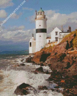 cloch lighthouse dunoon seascape diamond paintings
