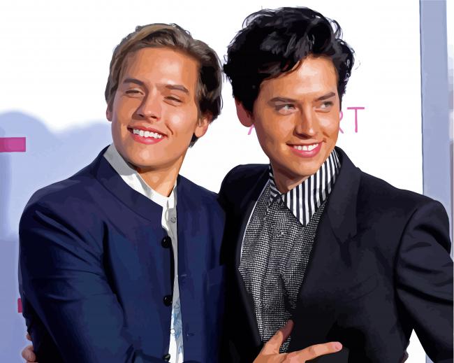cole and dylan sprouse diamond painting