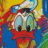 colorful donald duck diamond paintings