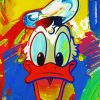colorful donald duck diamond painting