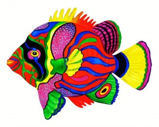 Colorful Fish diamond painting
