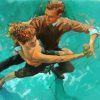 couple dancing in the water diamond painting