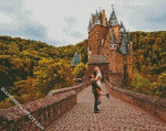 couple in Eltz castle diamond paintings