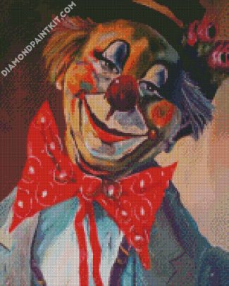 Creepy Clown Smiling diamond painting