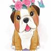 cute bulldog diamond painting