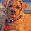 cute cockapoo puppy diamond painting
