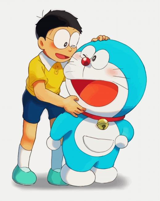 Cute Doraemon diamond painting