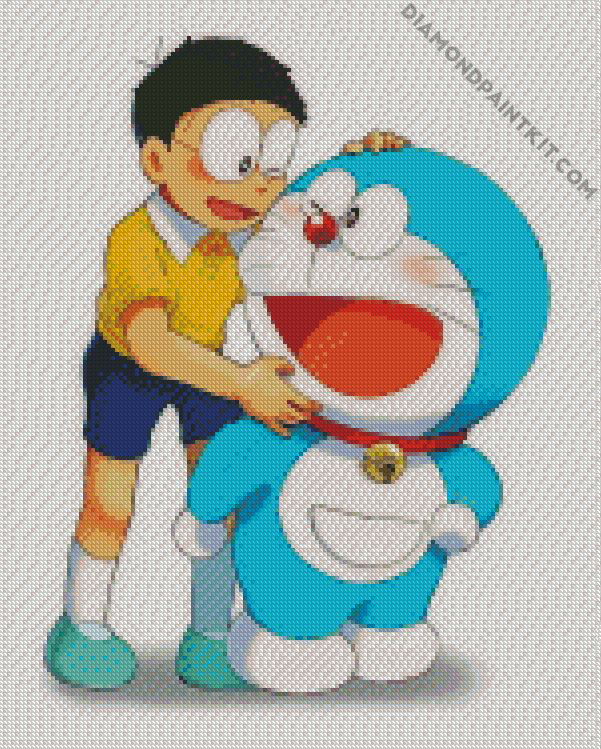 Cute Doraemon diamond painting