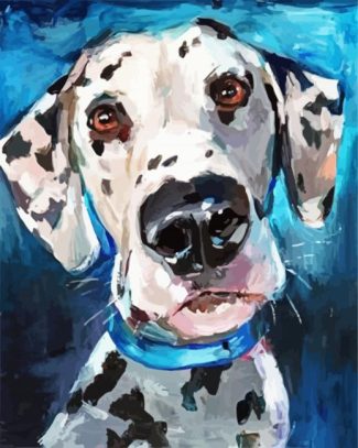 dalmatian dog diamond painting