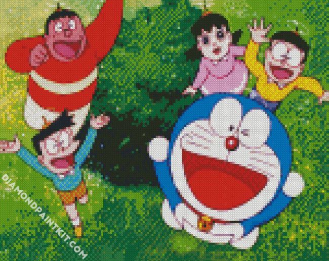 Doraemon Anime diamond painting