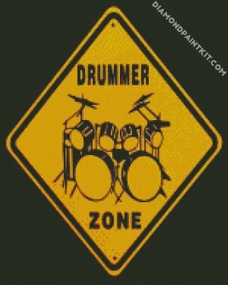 Drummer Zone diamond painting
