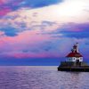 Duluth Harbor South Breakwater Outer Light House diamond painting