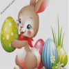 easter bunny and eggs diamond paintings