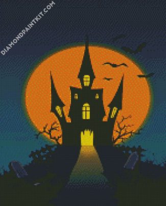 Halloween Castle diamond painting