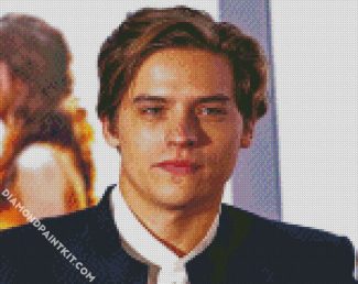 handsome dylan sprouse actor diamond paintings