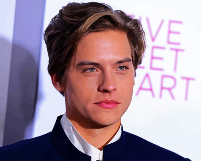 handsome dylan sprouse diamond painting