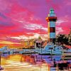 Hilton Head Harbour Town Lighthouse diamond painting