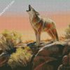 howling Coyote diamond paintings