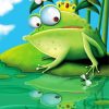 King Frog diamond painting