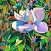 magnolia Plant Art diamond painting