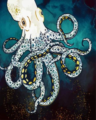 metallic Octopus Art diamond painting