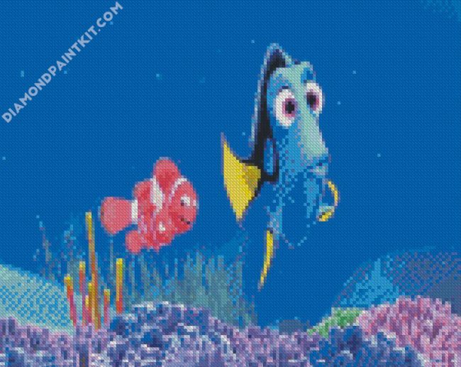 Nemo And Dory diamond painting