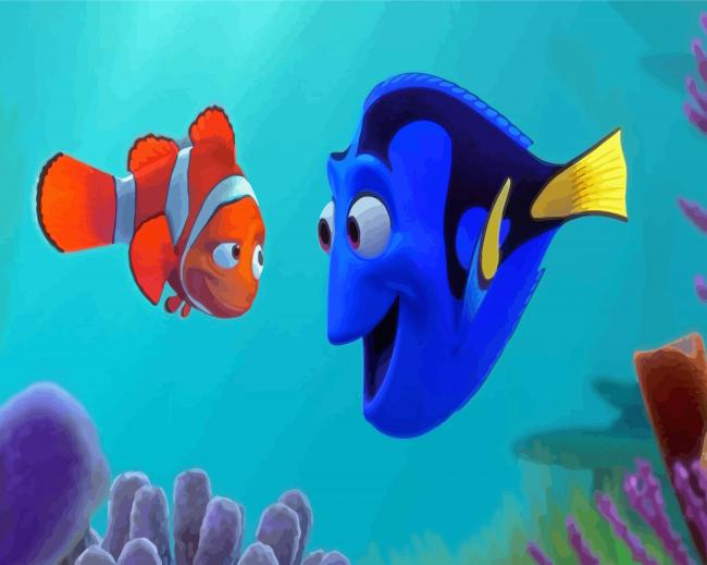 Nemo Fish And Dory diamond painting