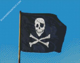 Pirate Flag diamond painting