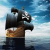 Pirate Ship In Sea diamond painting