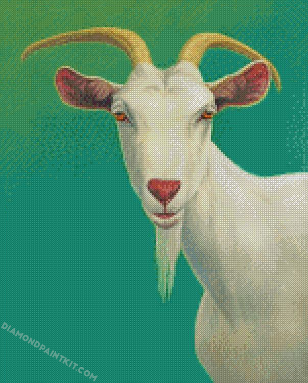 portrait of a goat diamond paintings