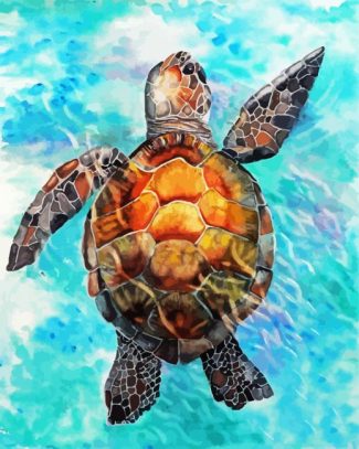 Sea Turtle 2 diamond painting