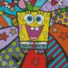 spongebob folk art diamond paintings