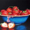 Strawberry In Bowl diamond painting