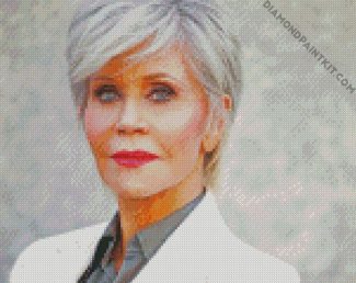 The American Actress Fonda Jane diamond painting