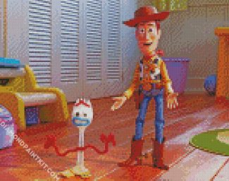 The Toy Story Forky diamond painting