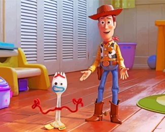 The Toy Story Forky diamond painting