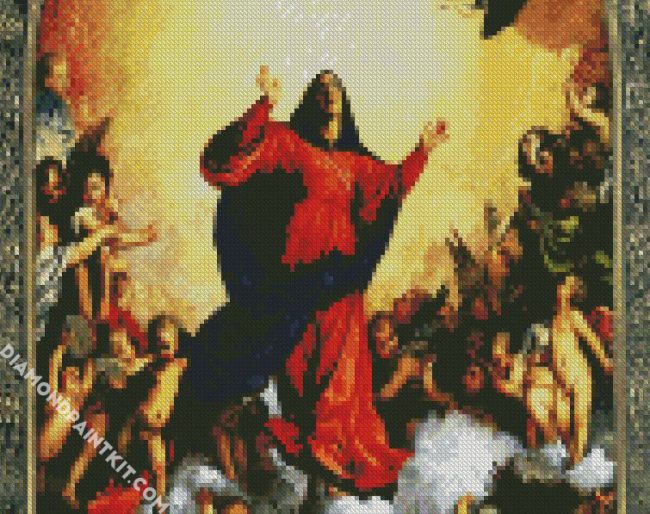 Assumption Of The Virgin By Tiziano diamond painting